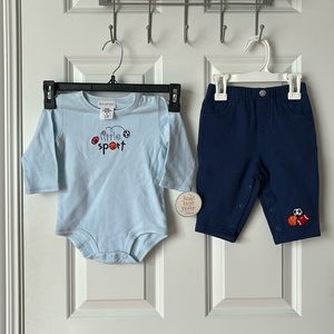 Carter’s Just One Year Vintage Outfit/Matching Set NWT